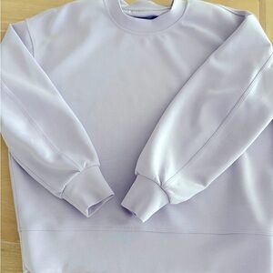 Lululemon softstreme cropped crew, size 2